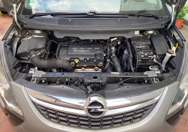 Opel Zafira cena 24900 przebieg: 200000, rok produkcji 2012 z Dąbrowa Tarnowska małe 154